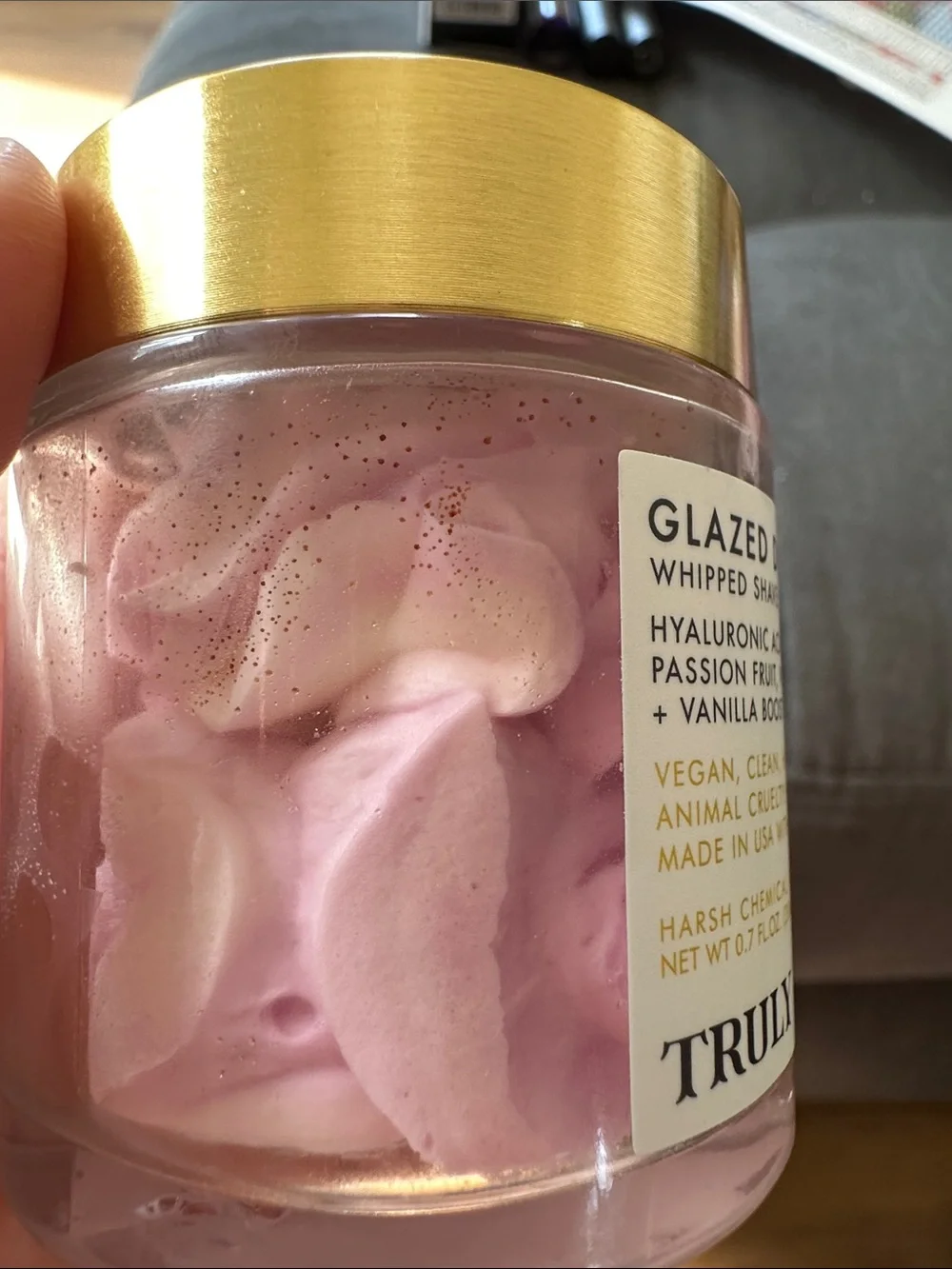 NEW TRULY glazed donut luxurious whipped cream shave butter mini